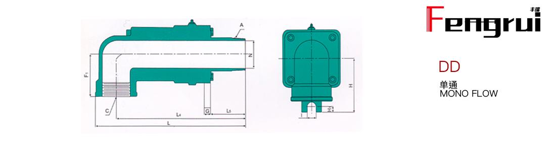 DD型旋轉(zhuǎn)接頭圖紙